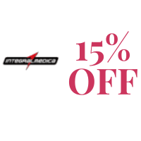 logo da integralmedica com a indicação de 15% de desconto