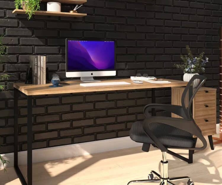 mesa de escritorio rustico